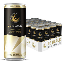 Load image into Gallery viewer, 28 BLACK Classic Zero, 12 Fl Oz, 24pk Case