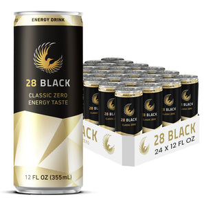 28 BLACK Classic Zero, 12 Fl Oz, 24pk Case
