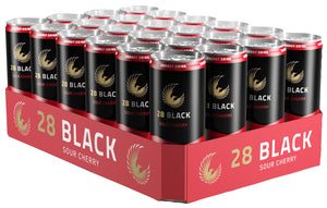 28 BLACK Sour Cherry 12 Fl Oz, 24pk Case