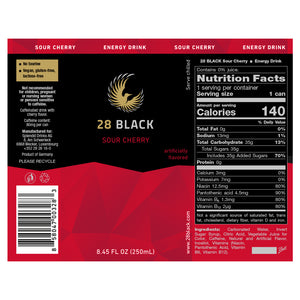 28 BLACK Sour Cherry (case of 24)